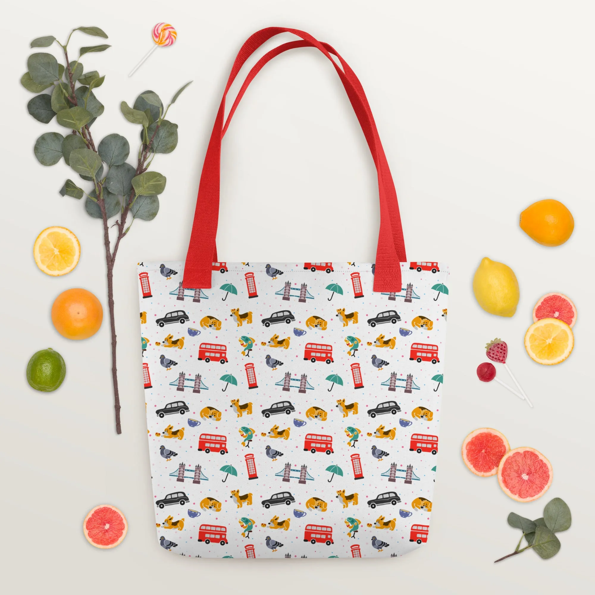 London Doodles - All Over Print - Tote Bag