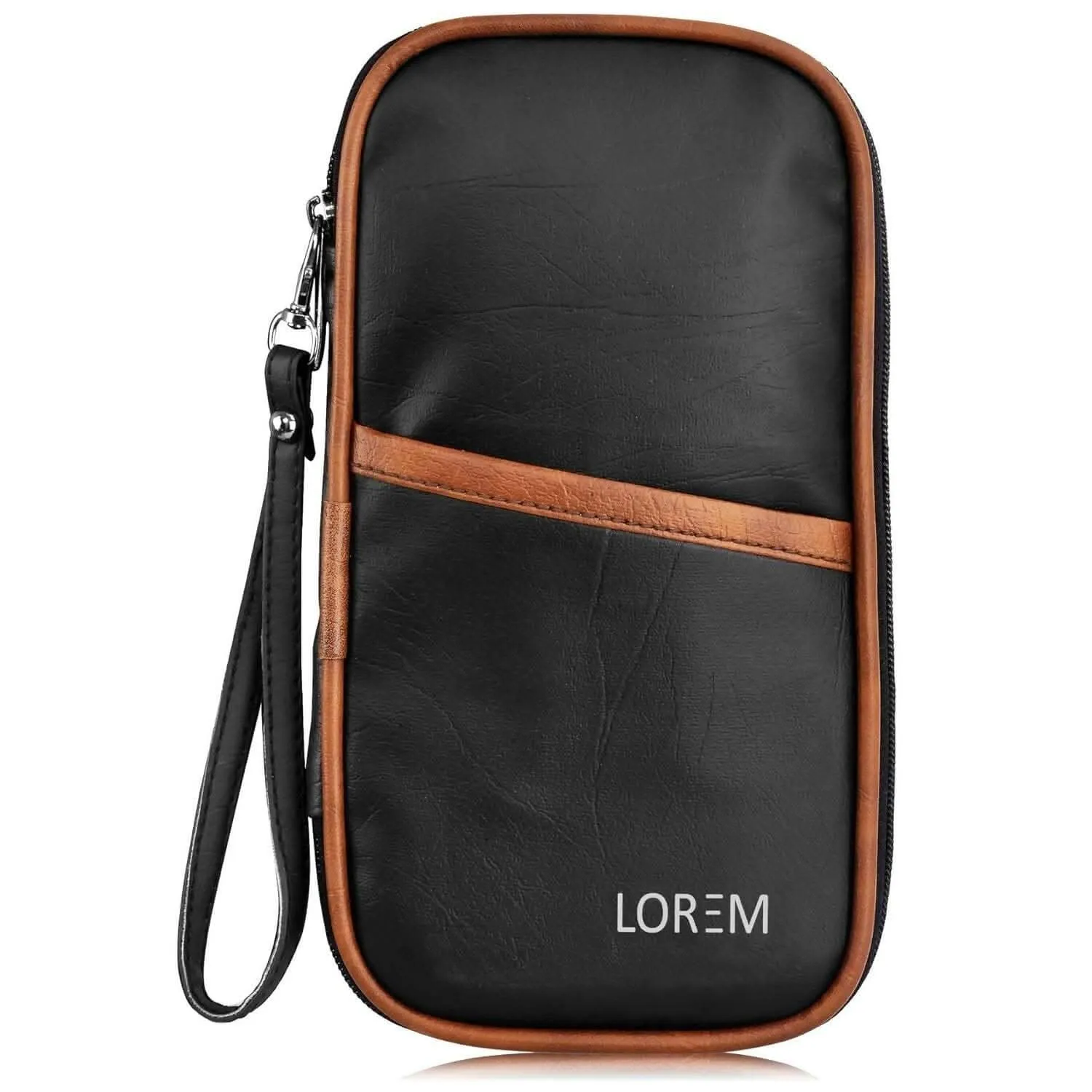 LOREM Men's and Women's Arificial Leather Passport,Ticket and Cash,Cheque Book Document Wallet Organizer Pouch OG04