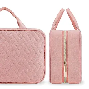 Makeup Cosmetic Case Storage Bag Cosmetic Bag Portable  Storage Bag with Adjustable Dividers for Cosmetics Makeup