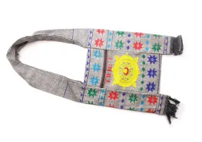 Mandala Embroidered Cotton Side Carry Tote Bag