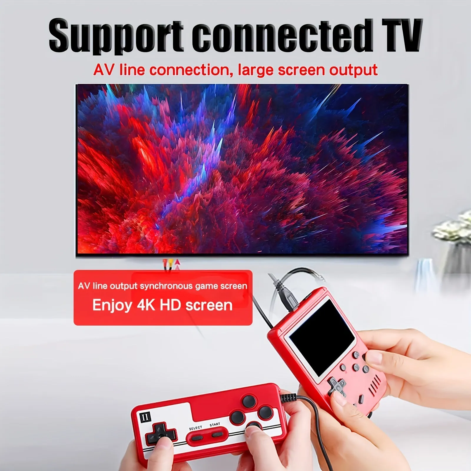 Mini Retro Game Console - 500  Games