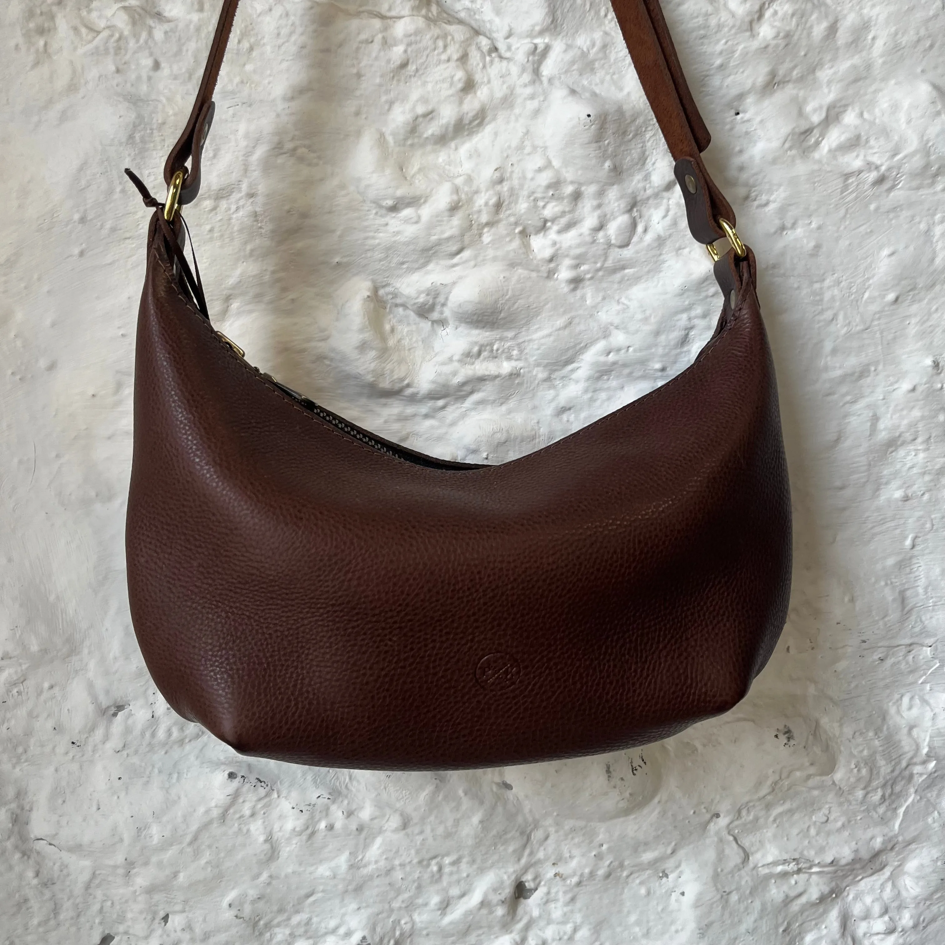 Mini Sol Sling Bag by Paula Kirkwood | Brown