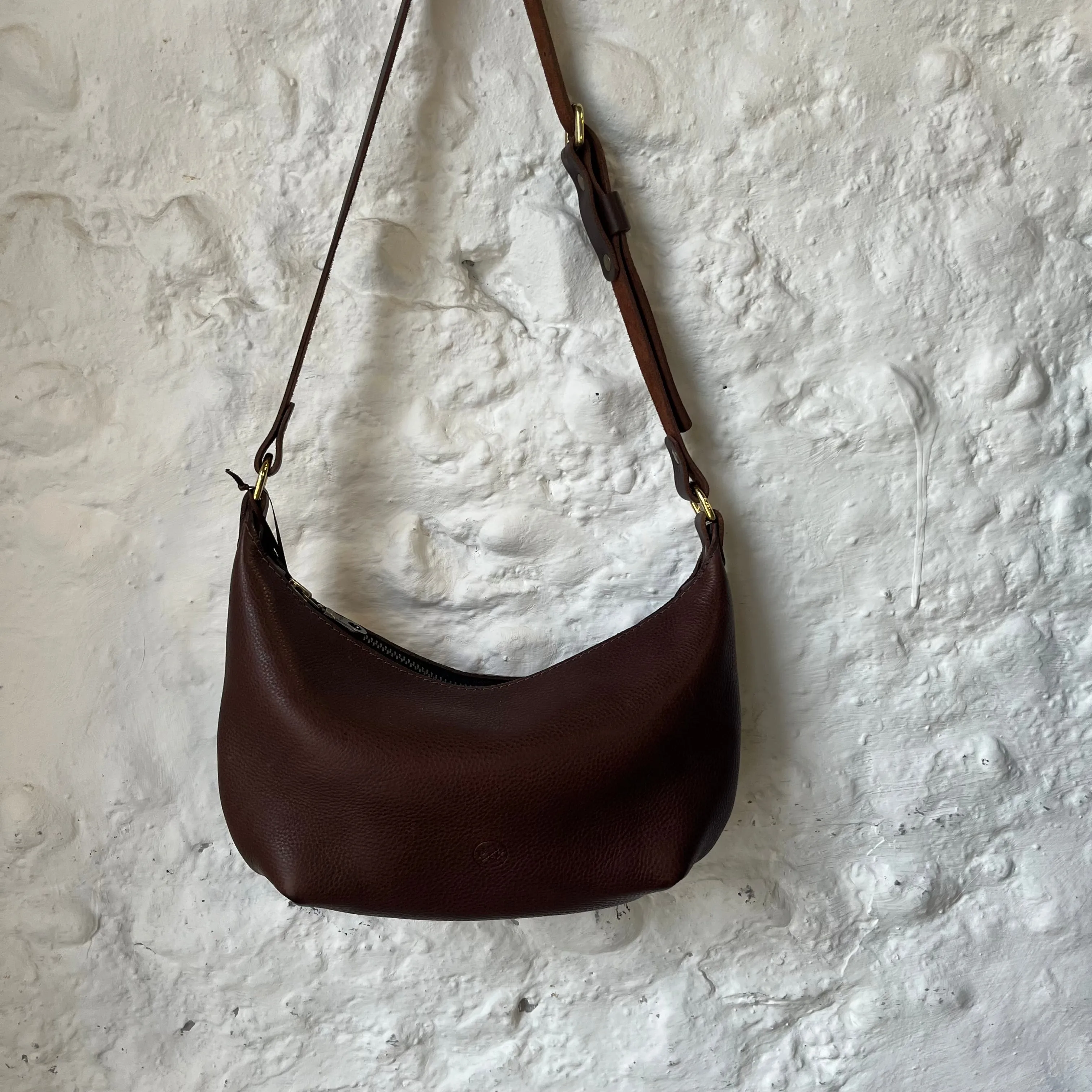 Mini Sol Sling Bag by Paula Kirkwood | Brown