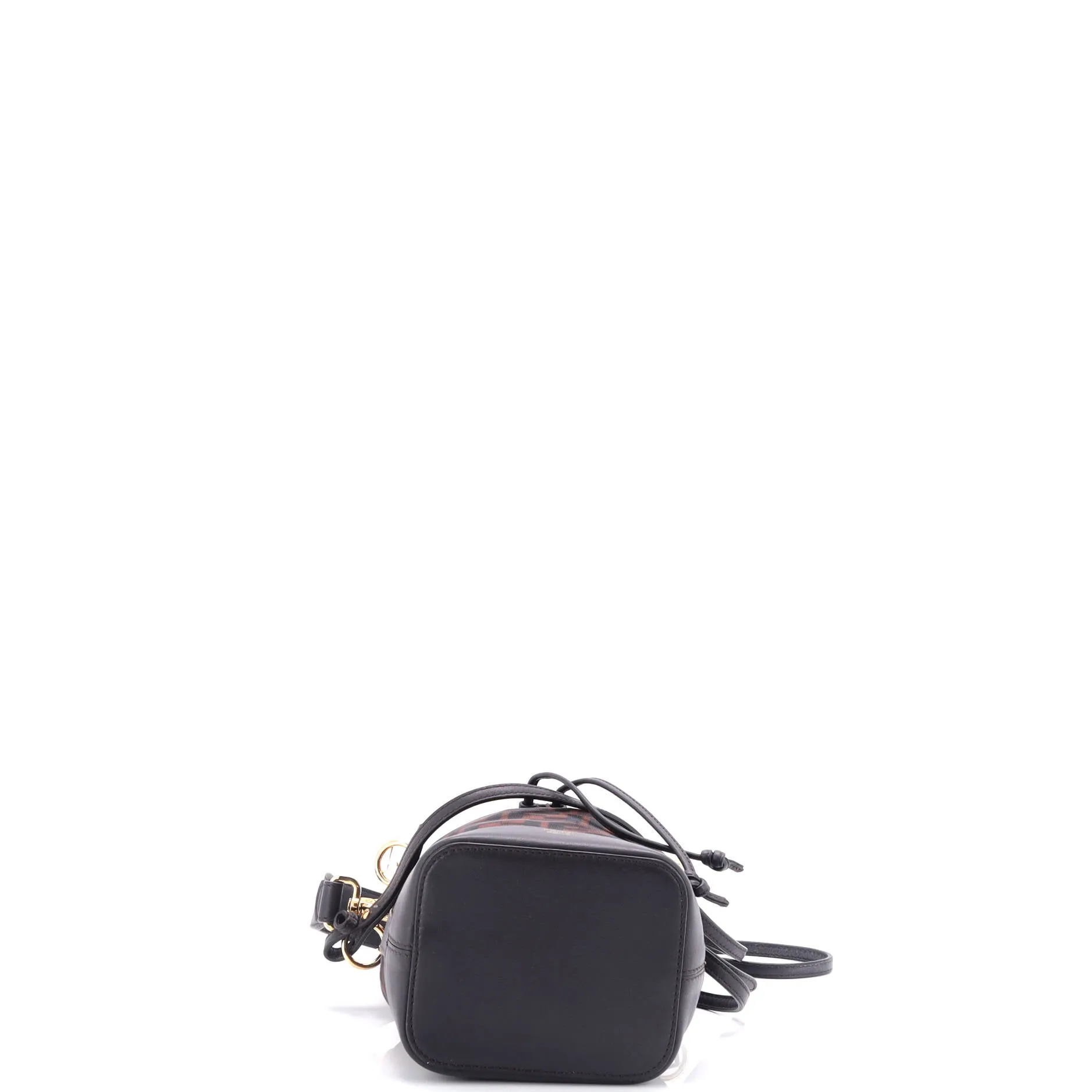 Mon Tresor Bucket Bag Zucca Mesh with Leather Mini