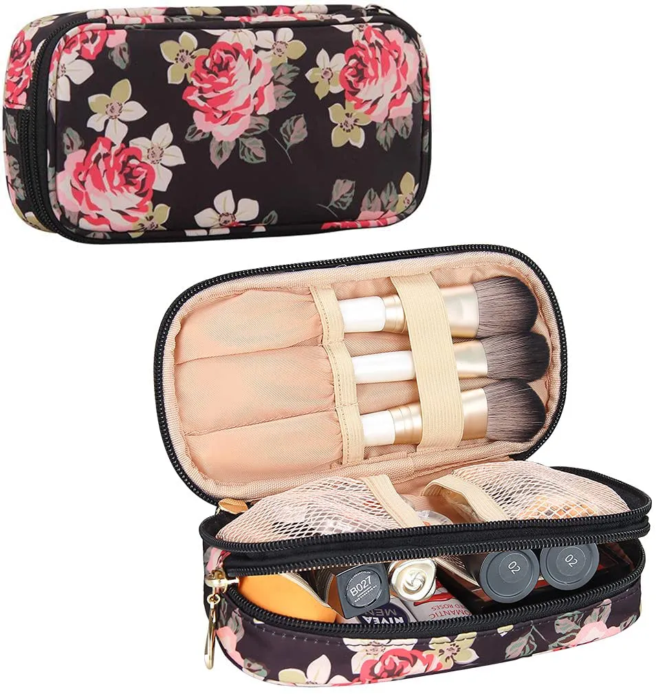 MONSTINA Makeup Bag for Women,Pouch Bag,Makeup Brush Bags Travel Kit Organizer Cosmetic Bag