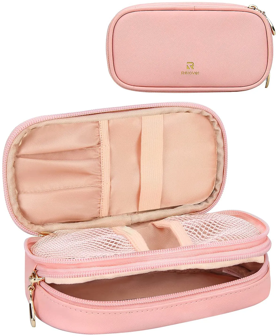 MONSTINA Makeup Bag for Women,Pouch Bag,Makeup Brush Bags Travel Kit Organizer Cosmetic Bag