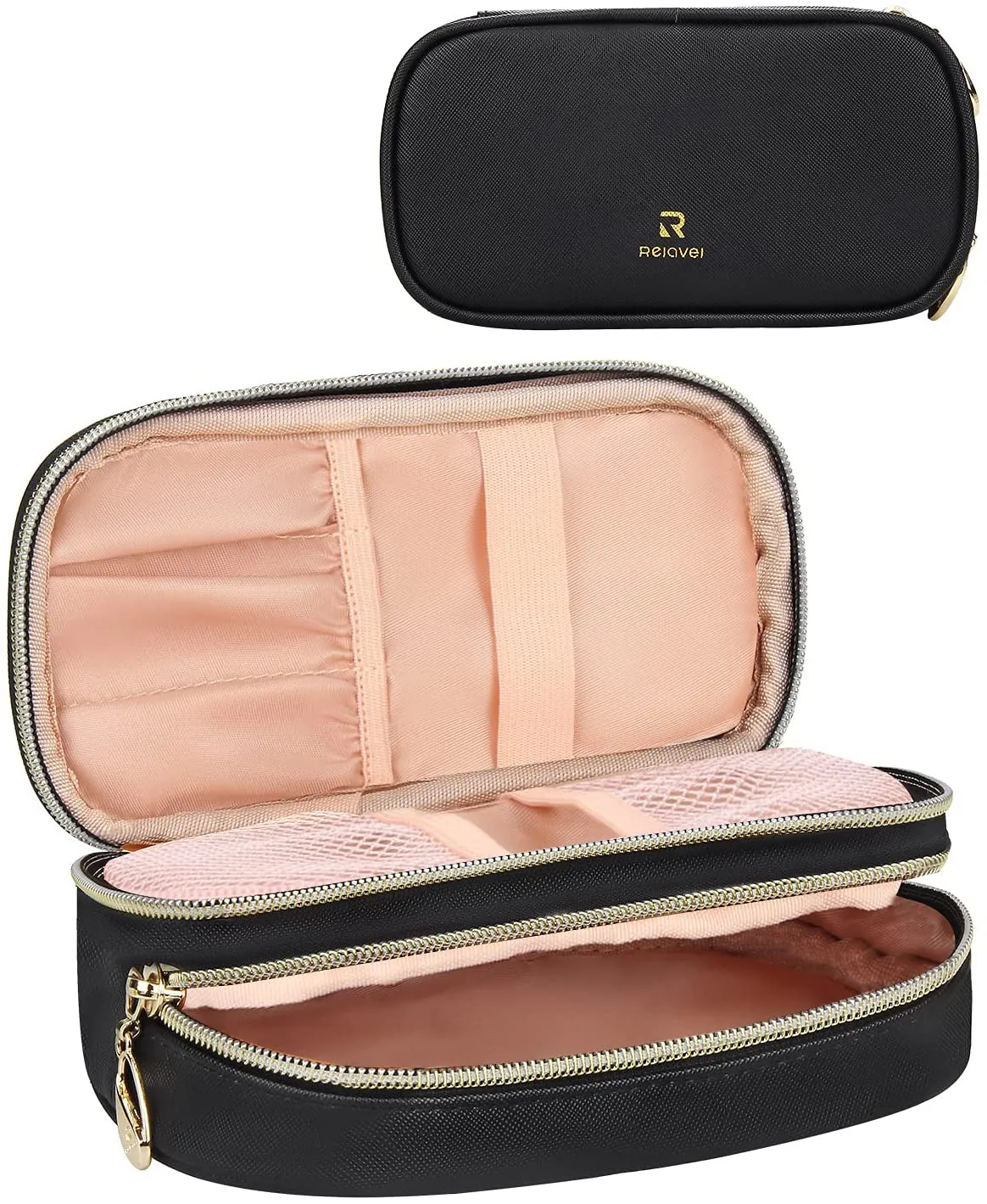 MONSTINA Makeup Bag for Women,Pouch Bag,Makeup Brush Bags Travel Kit Organizer Cosmetic Bag