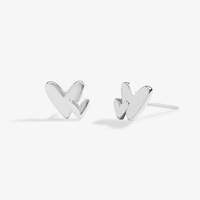 Mother's Day From the Heart Gift Box Just For You Mum Silver Plated Earrings 6965