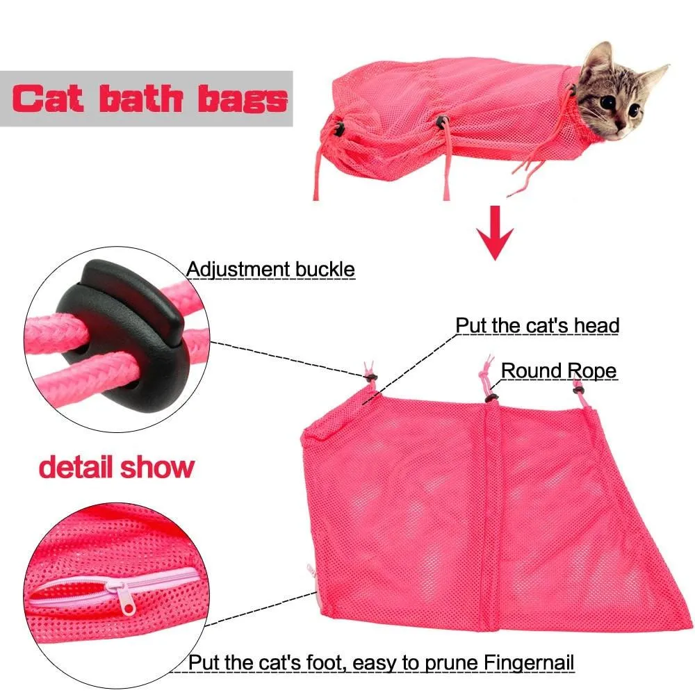 Multi-Function Cat Grooming Bag