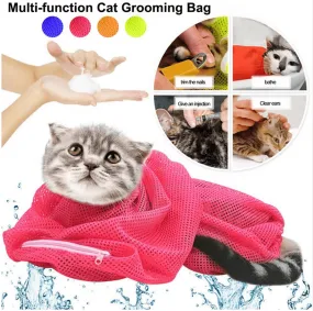 Multi-Function Cat Grooming Bag