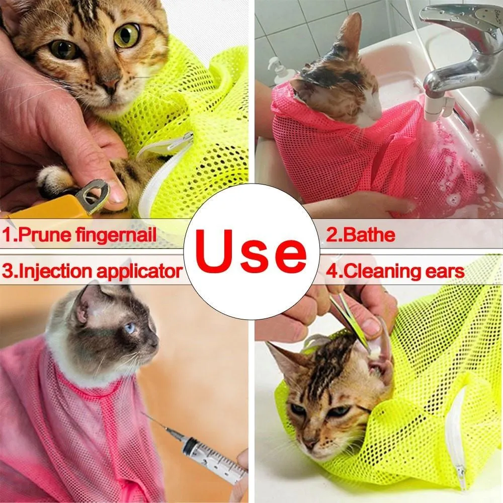 Multi-Function Cat Grooming Bag