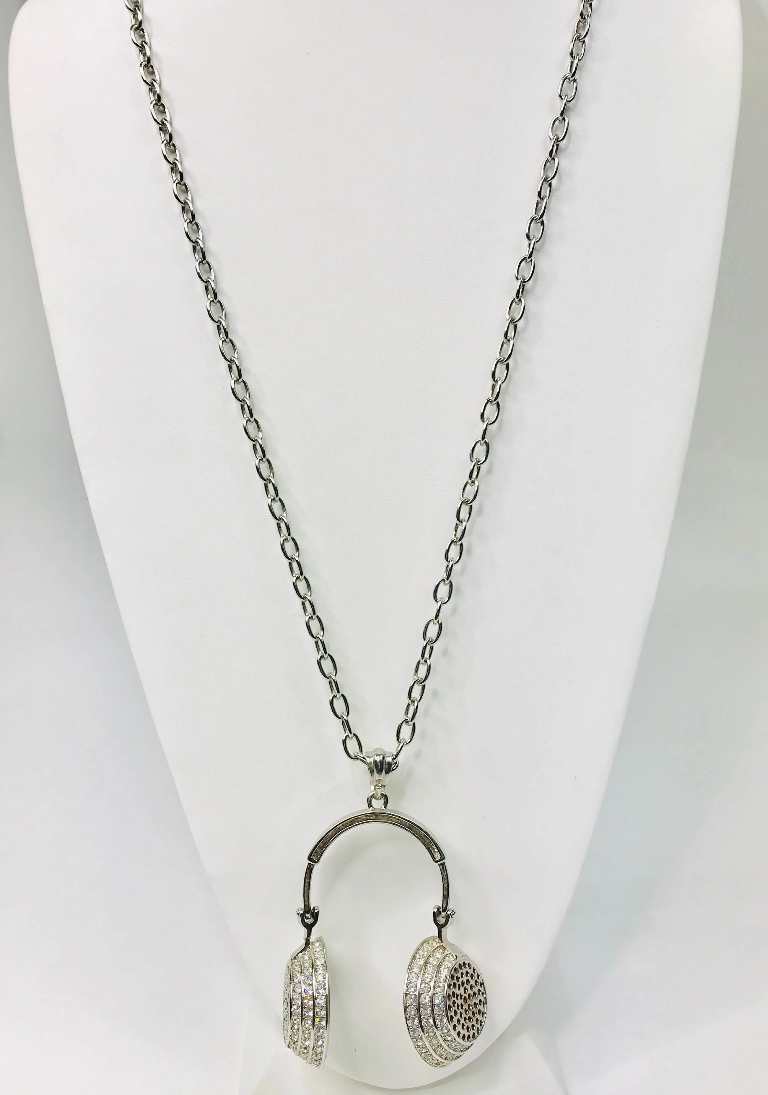 Necklace With Headphone Pendant