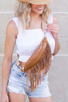 Nora Removable Fringe Crossbody Sling Bag