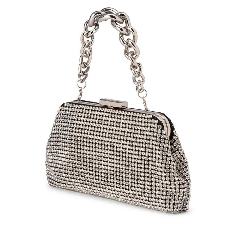 OB2069 JERRY CRYSTAL VINTAGE CLUTCH