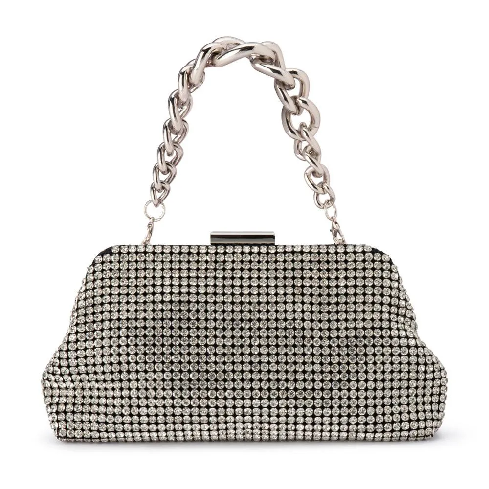 OB2069 JERRY CRYSTAL VINTAGE CLUTCH
