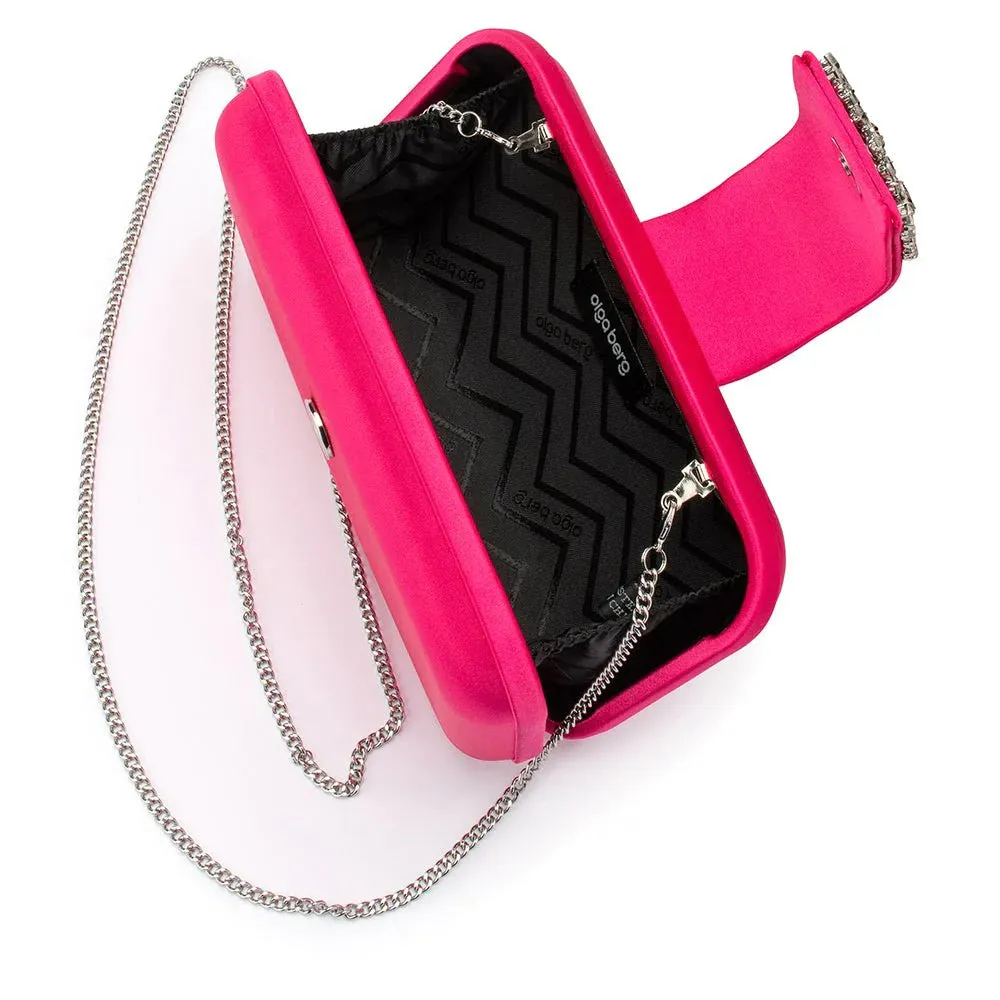 OB6446 EMMY CRYSTAL TRIM CLUTCH