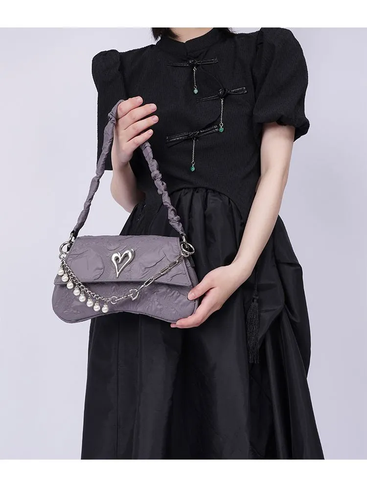 Original pearl chain handbag & shoulder bag【s0000001484】