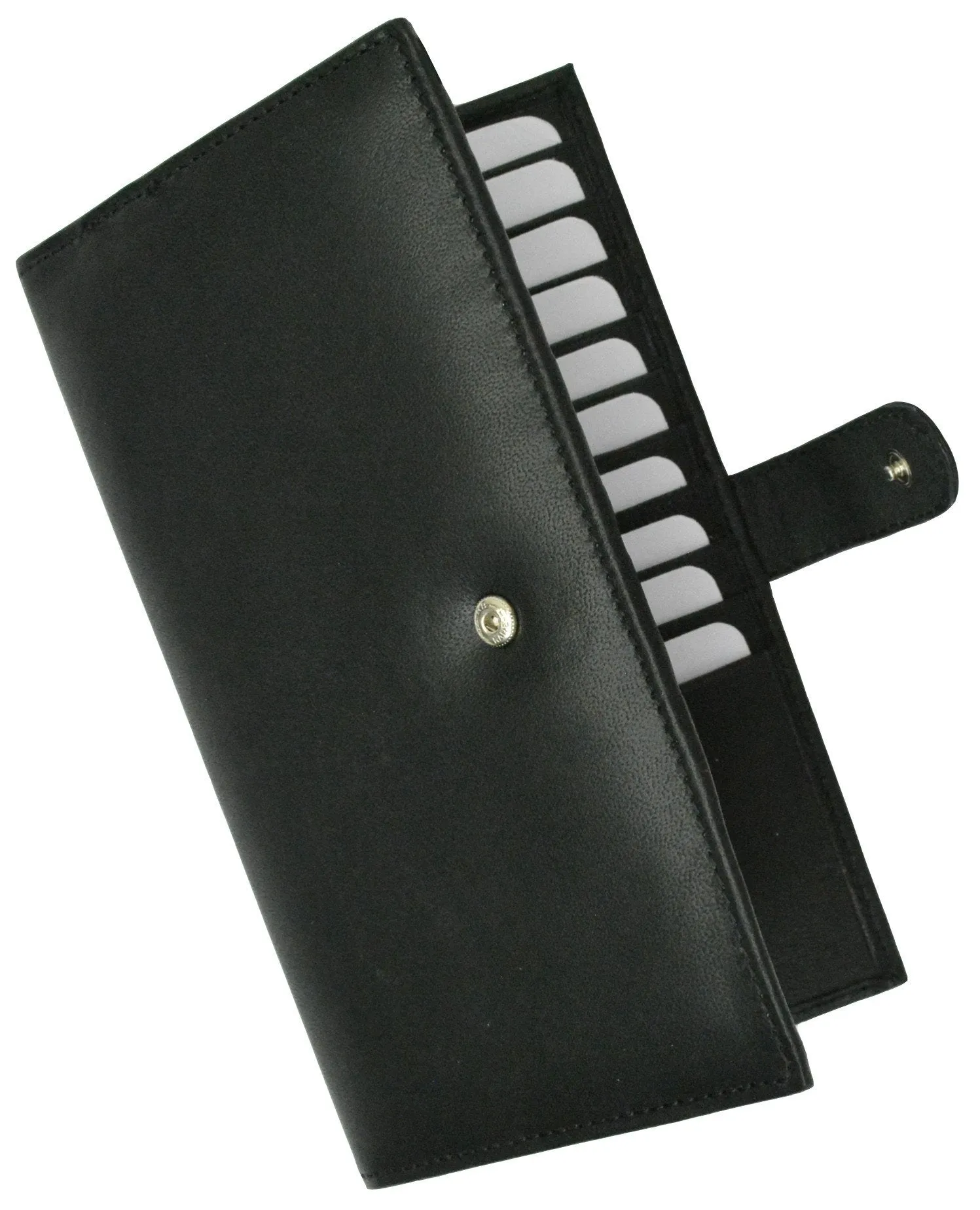 P 1629/100% Soft Premium Genuine Leather Bi fold Card Holder