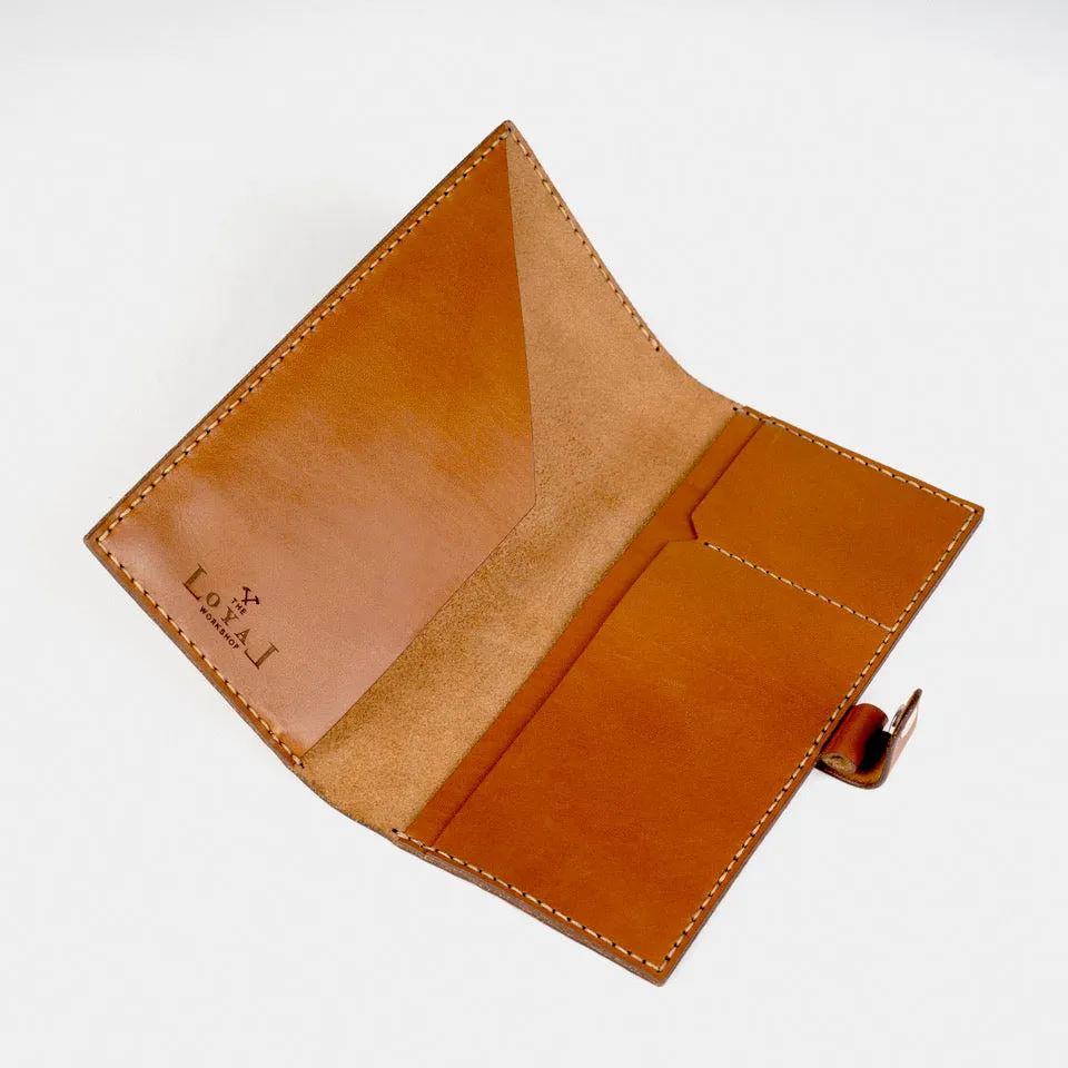 PASSPORT SLEEVE - COGNAC