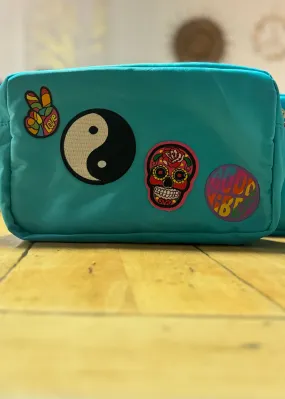 Peace, Love and Happiness Makeup Bag