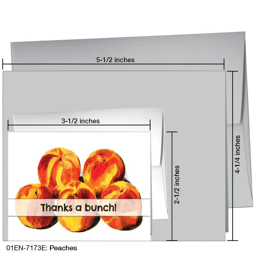Peaches, Greeting Card (7173E)