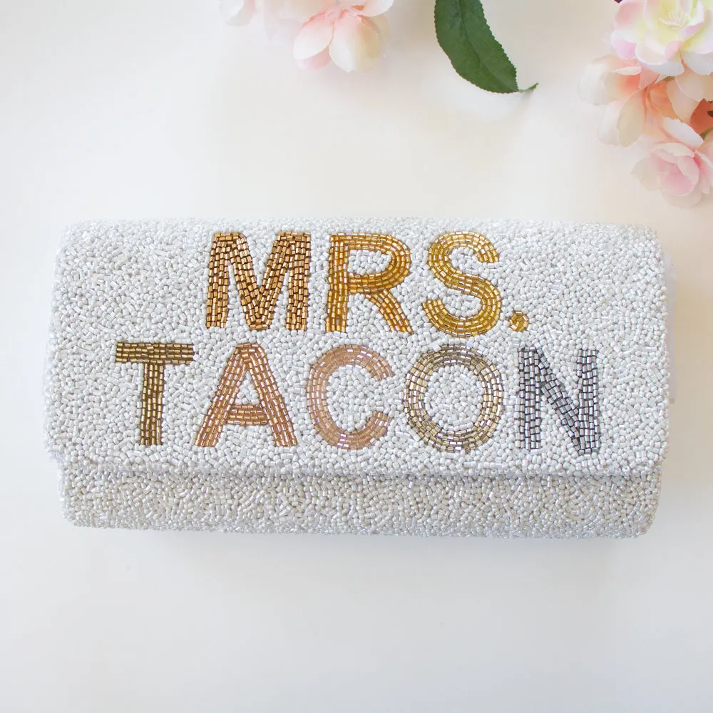 Personalized Bridesmaid Clutch Purse Gift (FOG)