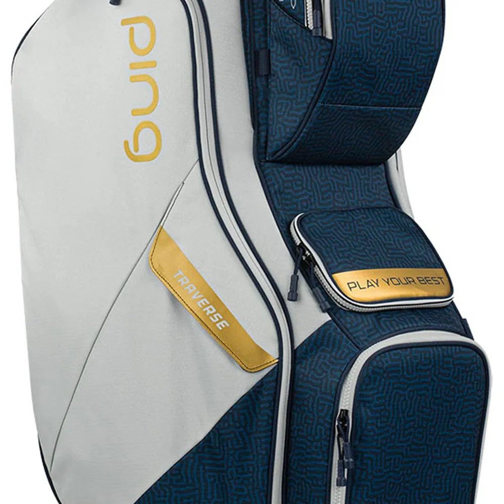 Ping Traverse 214 Cart Bag - Blue Coral