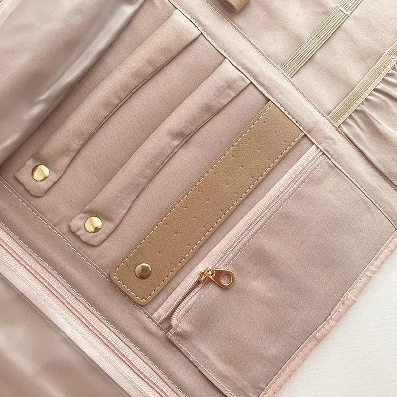 Pink Jewellery Travel Bag