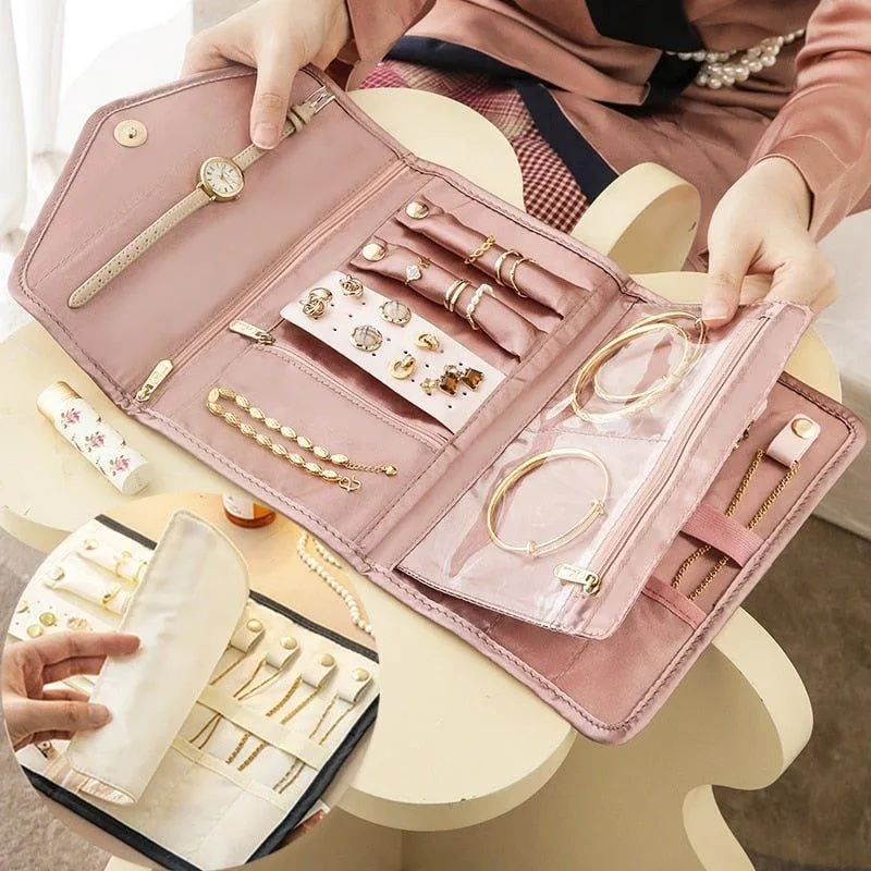 Pink Jewellery Travel Bag