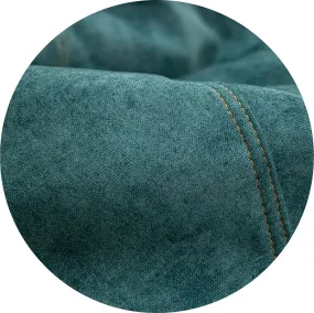 Queen Cover - Sueded Denim