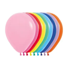 Rainbow Fashion Assortment Balloons - 25 Pkt
