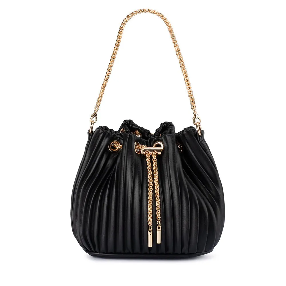 REMI Pleated Drawstring Bag