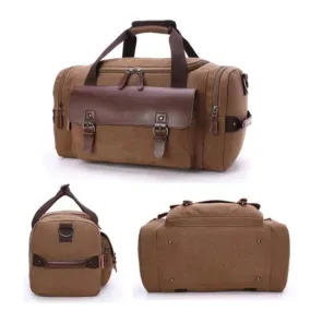 Retro Titan Canvas Duffle Bag
