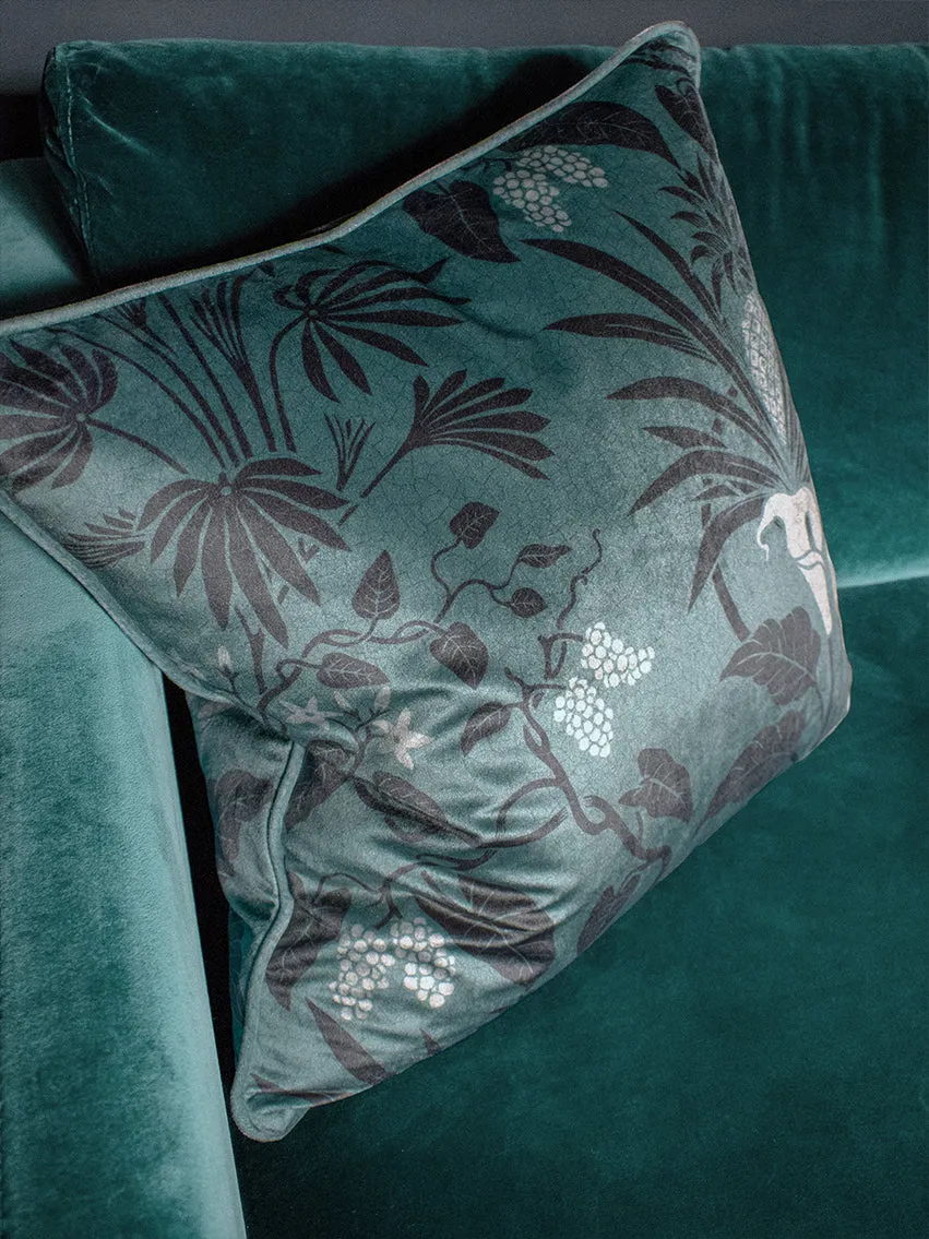 Sample Sale: Botanize 'Fern Green' Velvet Cushion