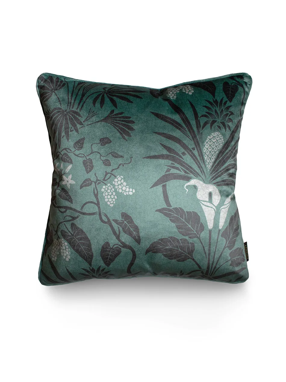 Sample Sale: Botanize 'Fern Green' Velvet Cushion
