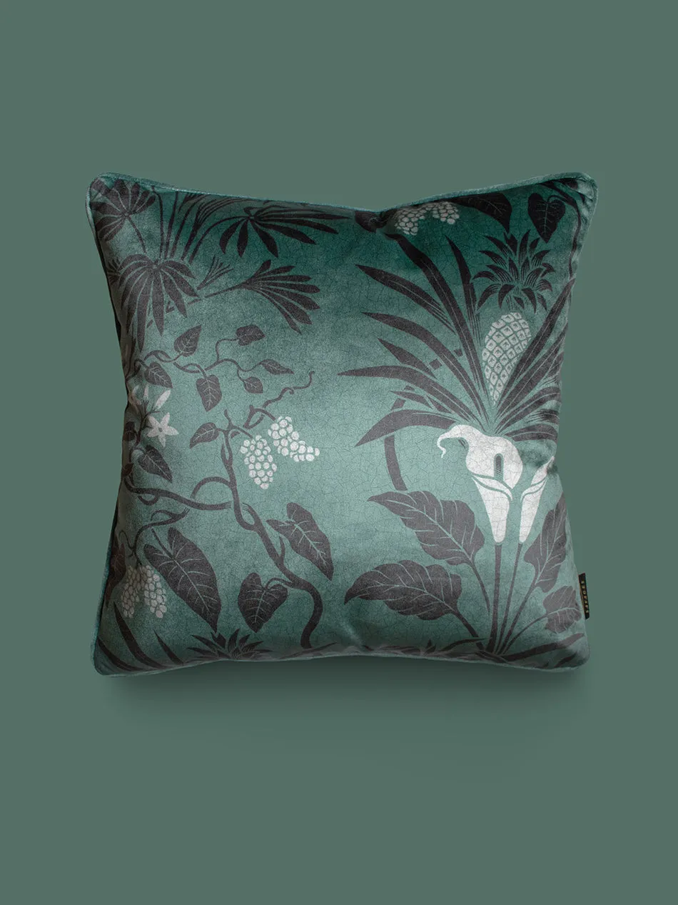 Sample Sale: Botanize 'Fern Green' Velvet Cushion