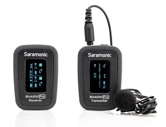 Saramonic Blink500 PRO B1 (TX RX) wireless microphone system - 1 Year Warranty
