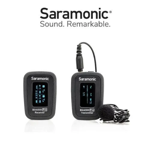 Saramonic Blink500 PRO B1 (TX RX) wireless microphone system - 1 Year Warranty