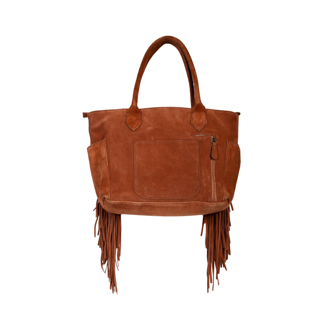 Scully Leathers Women's Brown Concho Tote