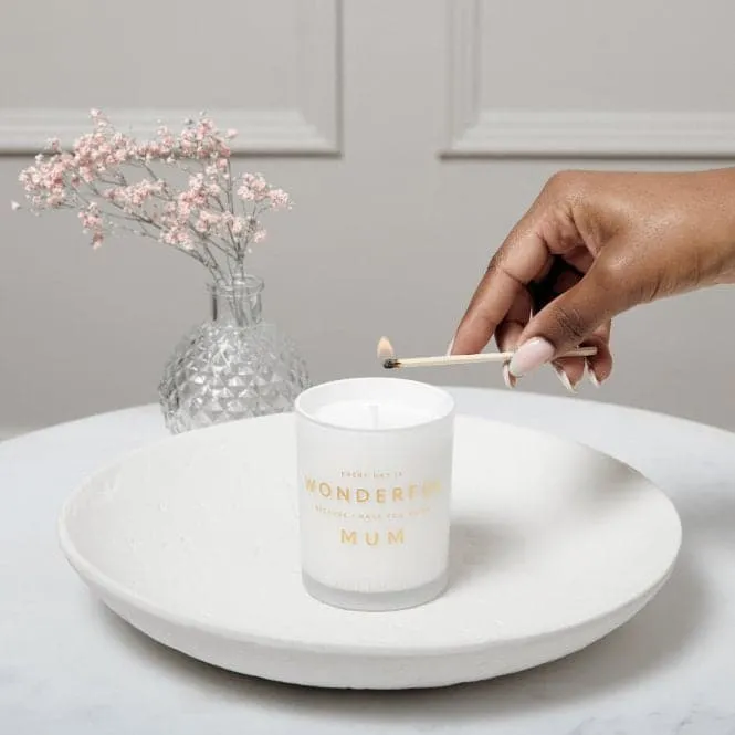 Sentiment Candle 'Every Day Is Wonderful Because I Have You As My Mum' KLC324