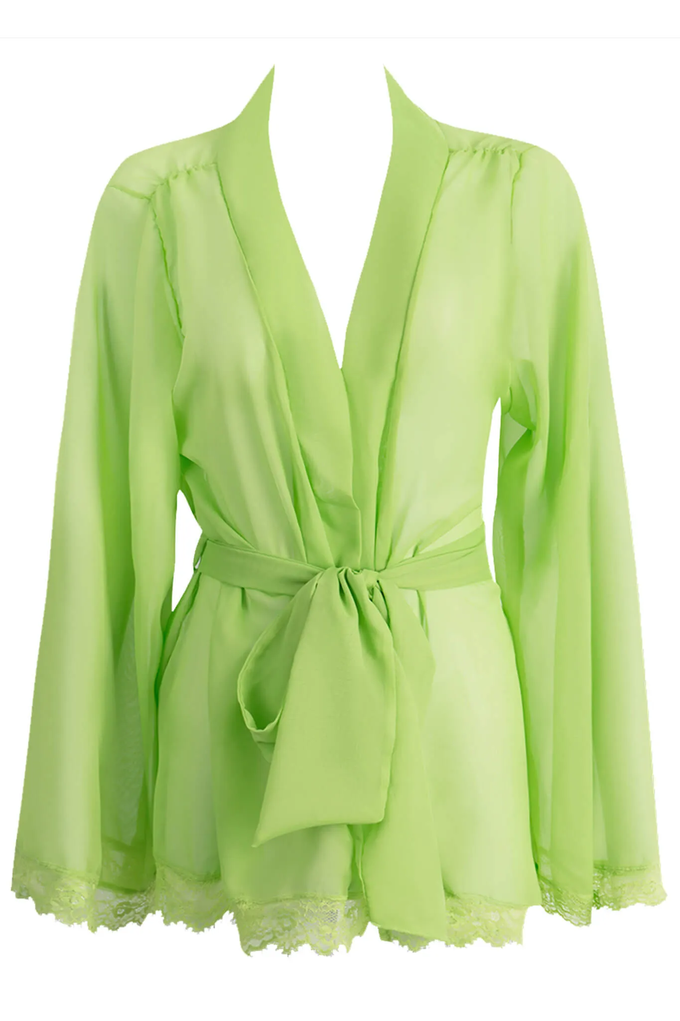 Shavon Mesh Robe Set
