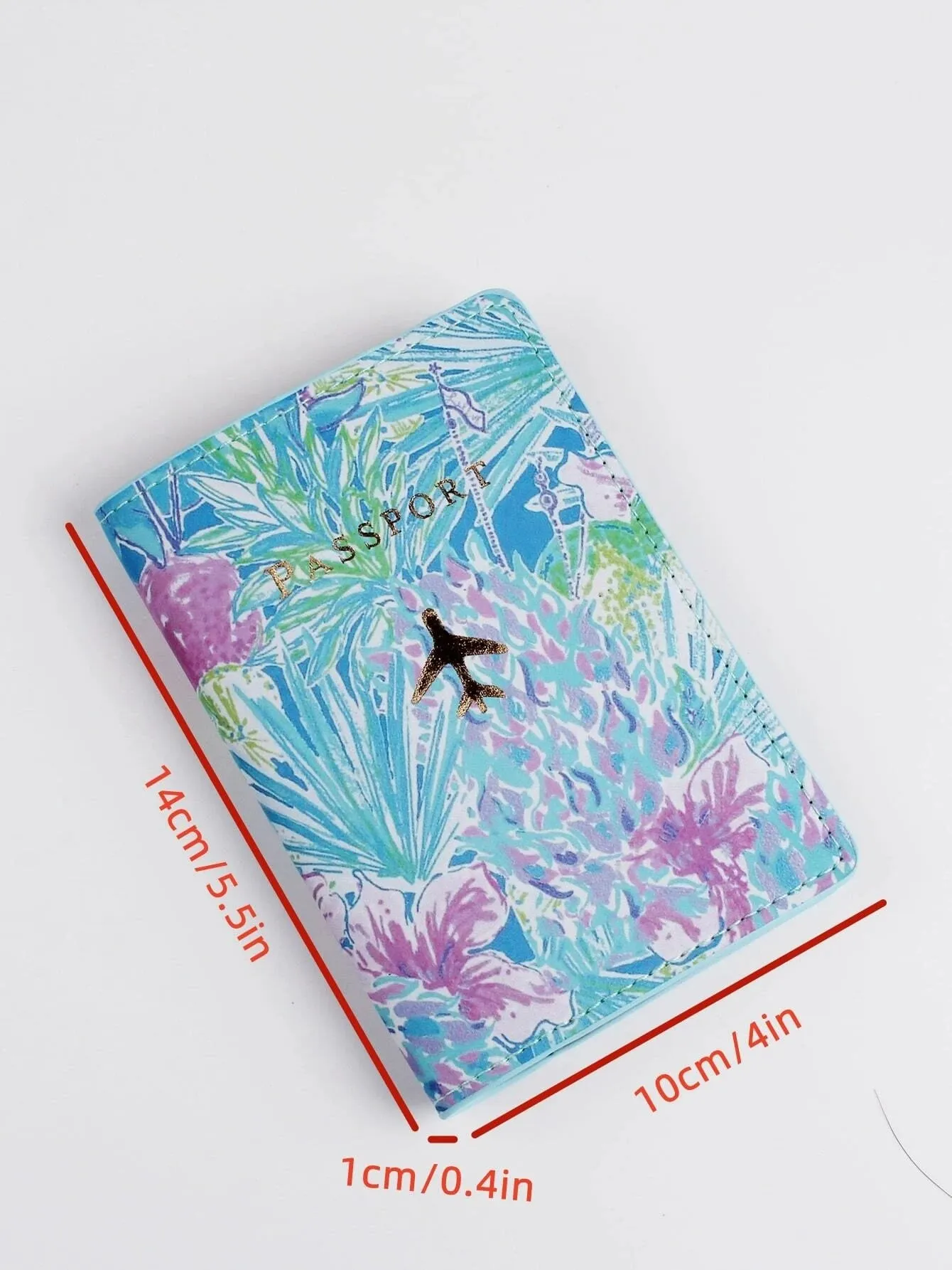 Shein Floral Pattern Passport Case