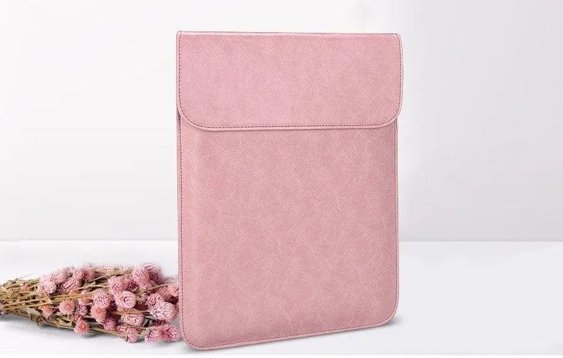 Sleek 2 In 1 Men's Slim Laptop Sleeve -Pink