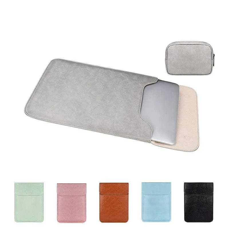 Sleek 2 In 1 Men's Slim Laptop Sleeve -Pink