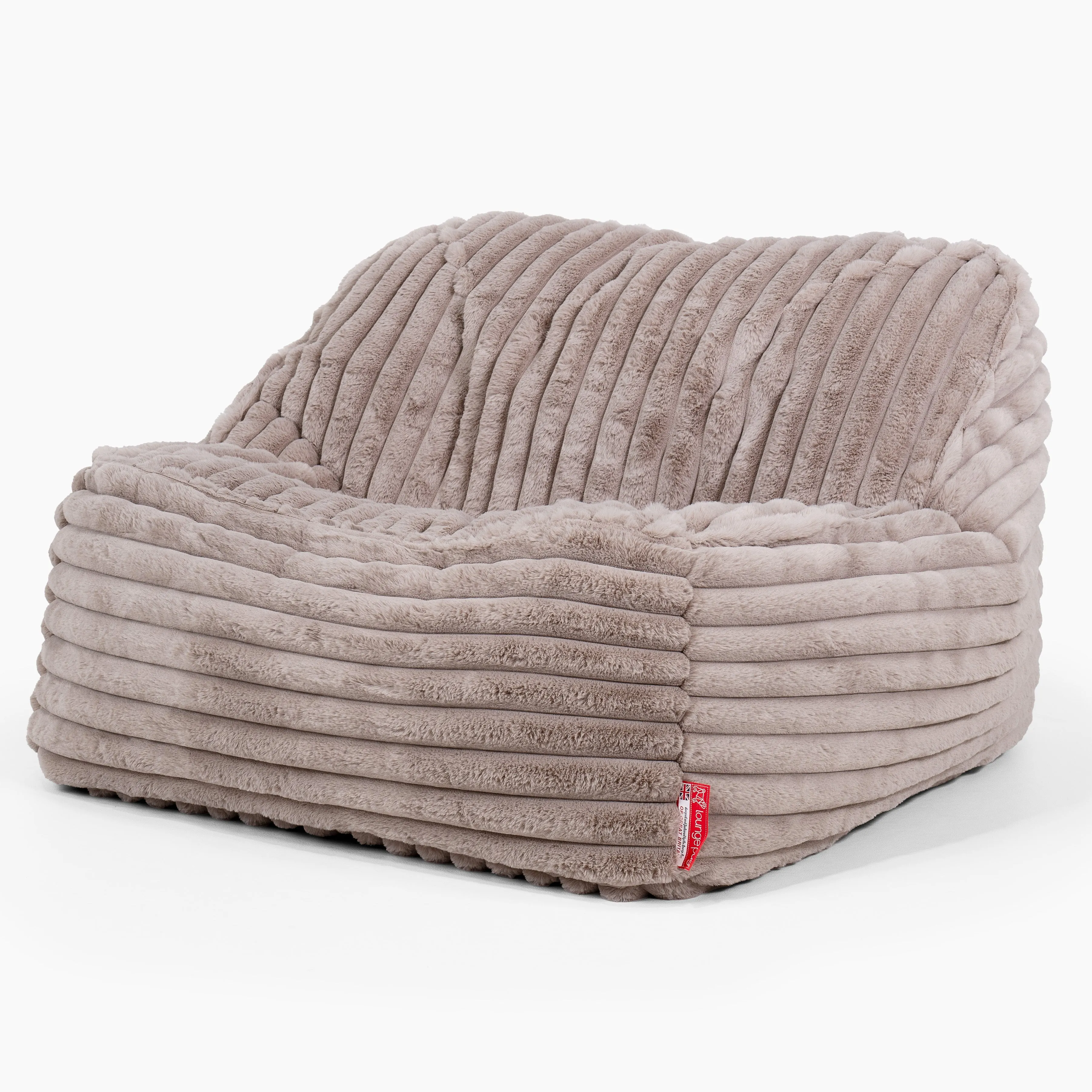 Sloucher Bean Bag Chair - Ultra Plush Cord Minky