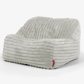 Sloucher Bean Bag Chair - Ultra Plush Cord Sage Green