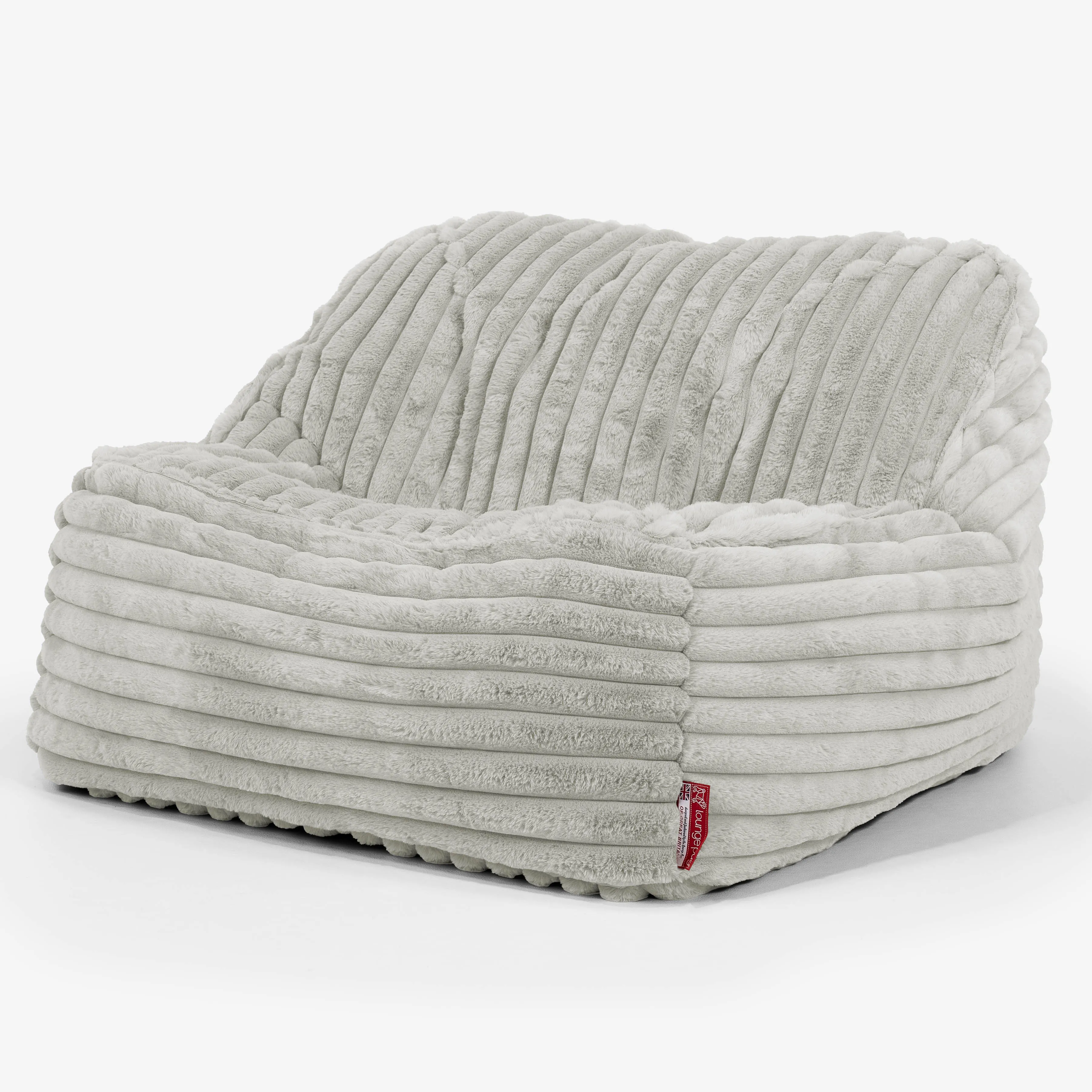 Sloucher Bean Bag Chair - Ultra Plush Cord Sage Green