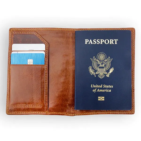 Smathers & Branson Leaving on a Plane Needlepoint Passport Holder