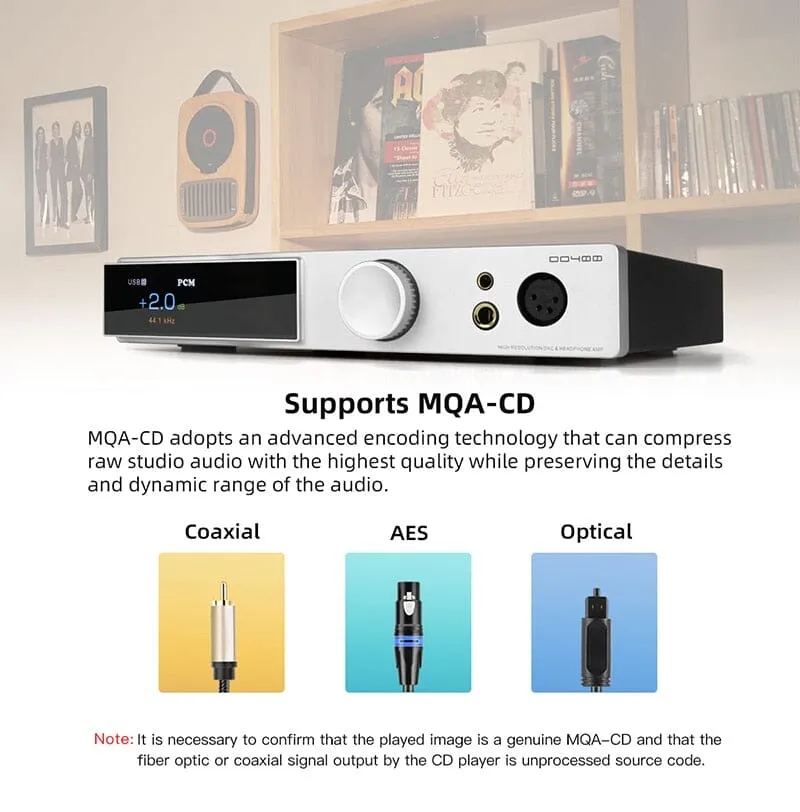 SMSL DO400 ES9039MSPRO MQA-CD DAC Bluetooth 5.1 DAC & Headphone AMP