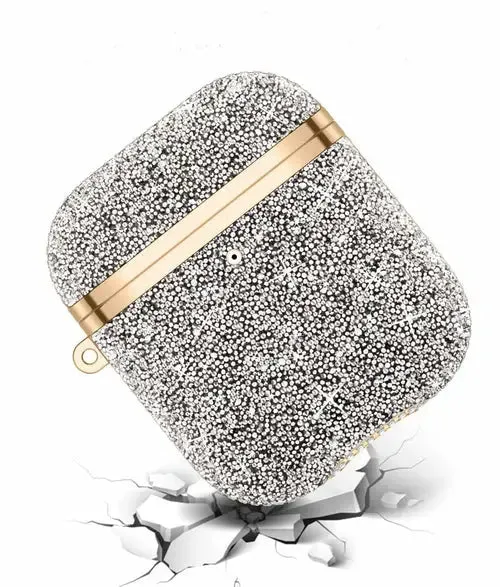 Soft Electroplating Fashion Star Diamond Earphone Sleeve
